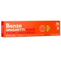 Front of Banza Chickpea Pasta Spaghetti - High Protein Pasta - Vegan Pasta - Gluten Free Pasta
