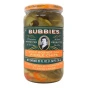 Bubbies Spicy Kosher Dill Pickle Chips Front of jar