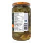 Bubbies Spicy Kosher Dill Pickle Chips NFt Ingredients Back of jar