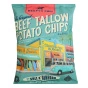 Front of Beefy’s Own Tallow Fried Potato Chips Salt N’ Vinegar - Beef Tallow Chips - Beef Tallow Potato Chips - Tallow Fried Chips