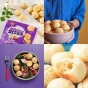 Brazi Bites Gluten-Free Brazilian Cheese Bread Garlic - Gluten Free Cheese Bread - Pão De Queijo - Brazilian Bites