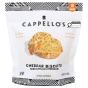 Front of Cappello's Gluten-Free Cheddar Biscuits - Gluten Free Cheddar Biscuits - Almond Flour Biscuits - Frozen Biscuits