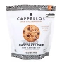 Front of Cappello’s Gluten-Free Cookie Dough Chocolate Chip With Flaky Sea Salt - Gluten-Free Cookie Dough - Gluten Free Chocolate Chip Cookies - Healthy Cookie Dough