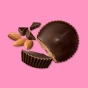 ChocXO Almond Butter Cups Dark Chocolate - Reese's cups alternatives - Less Sugar Almond butter cups - Dark chocolate