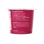 Side of Cocojune High-Protein Organic Greek-Style Cultured Coconut Raspberry - Vegan Yogurt - Coconut Based Yogurt - Cocojune Coconut Yogurt