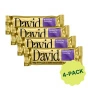 David High Protein Blueberry Pie Bar, 4 Pack, 62g each Front