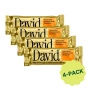 David High Protein Peanut Butter Chocolate Chunk Bar, 4 Pack, 62g each Front