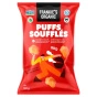 Front of Frankie’s Organic Gluten-Free Oven-Baked Puffs BBQ - Quinoa Chips - Gluten Free Chips Canada - Puffed Snacks