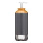 Front of Full Circle Soap Opera Gel Soap + Lotion Dispenser Grey, 12oz