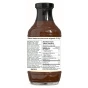 Back of G Hughes Sugar-Free BBQ Sauce Original - G Hughes Sugar Free Barbecue Sauce - No Sugar BBQ Sauce