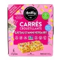 French Side of Healthy Crunch Crispy Squares Birthday Cake