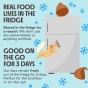 Happy Wolf Fridge-Fresh All-Natural Snack Bar Chocolate Chips - Real Food Bar - Healthy Granola Bars - Clean Snack Bars