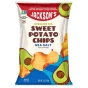 Front of Jackson's Sweet Potato Chips with Avocado Oil Sea Salt - Avocado Oil Chips Canada - Kettle Cooked Sweet Potato Chips - Sweet Potato Chips Healthy