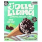 Jolly Llama Gluten & Dairy Free Ice Cream Cone White Mint Chip Front