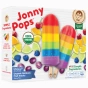 JonnyPops Organic Popsicles Rainbow Fruit Stacks Front