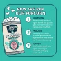 Lesser Evil Organic Popcorn Homer's Blend Garlic Parmesan Popcorn