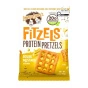 Front of Lenny & Larry’s High Protein Fitzels Boujie Mustard - High Protein Snacks - Pretzel Crisps - Pretzels Healthy