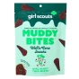 Front of Muddy Bites Waffle Cone Snacks Girl Scout Thin Mints - Waffle Cone Snacks - Chocolate Waffle Cone Bites - End Of Ice Cream Cone Snack