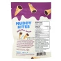 Back of Muddy Bites Waffle Cone Snacks Dark Chocolate - Waffle Cone Snacks - Chocolate Waffle Cone Bites - End Of Ice Cream Cone Snack