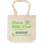 Side of Natura Market Reusable Canvas Tote Bag