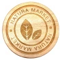 Front of Natura Market Handmade 10” Wood Cutting Board