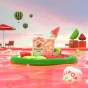 Lifestyle 1 of OLIPOP Prebiotic Soda Watermelon Lime - Healthy Soda Alternatives - Healthy Soft Drinks - Healthy Carbonated Drinks