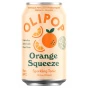 Front of OLIPOP Low Sugar Prebiotic Sparkling Tonic Orange Squeeze - Healthy Alternative To Soft Drinks - Prebiotic Soda Canada - Healthy Orange Soda