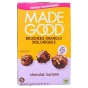 French Front of MadeGood Allergen-Free & Organic Granola Bites Chocolate Banana - Granola Bites - Made Good Granola Bites - Gluten Free Snacks Healthy