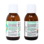 Back of Organika Kids Liquid Zinc With Vitamin C Sweet Orange - Vitamin C Drops - Vitamin Drops - Kids Vitamins