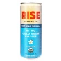 Front of RISE Vanilla Oat Milk Latte Nitro Cold Brew Coffee