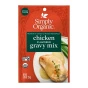 Front of Simply Organic Chicken Gravy Mix - Healthy Gravy - Chicken Gravy - Instant Gravy For Chicken