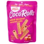 Front of Sun Tropics CocoRolls Salted Caramel Rolled Coconut Wafers, 100g
