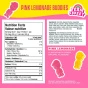 SmartSweets Limited Edition Low Sugar Pink Lemonade Buddies NFt Ingredients 2