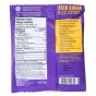 Back of SmartSweets Low Sugar Gummy Worms - High Fiber Candies - No Added Sugar Gummies - Less Sugar Gummy