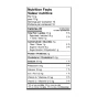 Nutritional Table of Sweets From The Earth Sugar Free Keto Peanut Butter Cookies, 100g