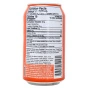 Nutrition of Cove Zero Sugar Probiotic Soda Orange - Healthy Soda Alternatives - Healthy Soft Drinks - Probiotic Drinks For Gut Health