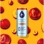 WakeWater Caffeinated Sparkling Water Caffeine Water Peach