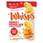 Front of Whisps Asiago & Pepper Jack Cheese Crisps, 60g
